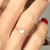 Opal ring. Heart shape opal rose gold ring. Opal engagement ring. Designer engagement ring.