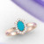 Turquoise ring by international jewelry designer ASCHERON