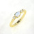 Moonstone and Diamond ring. Engagement ring. Eternity ring. Moonstone ring available in 14K/18K white, yellow or rose gold. Also platinum.