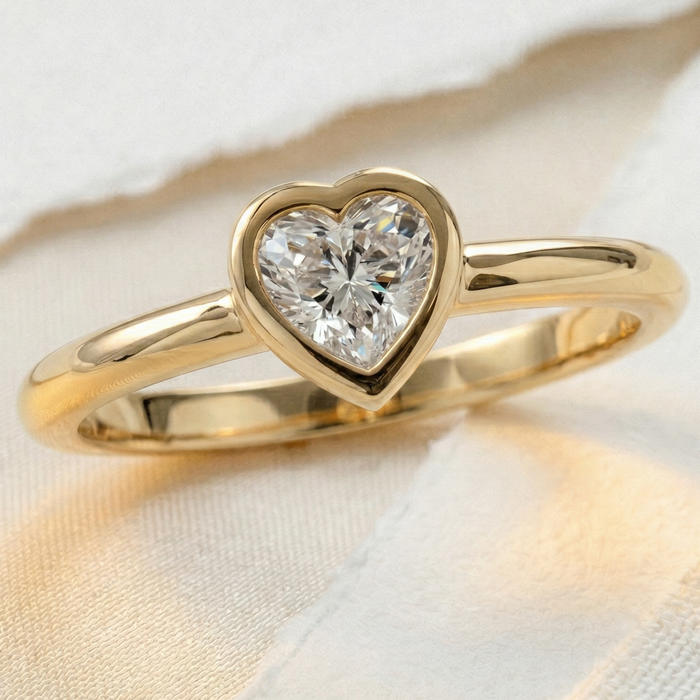 heart diamond ring