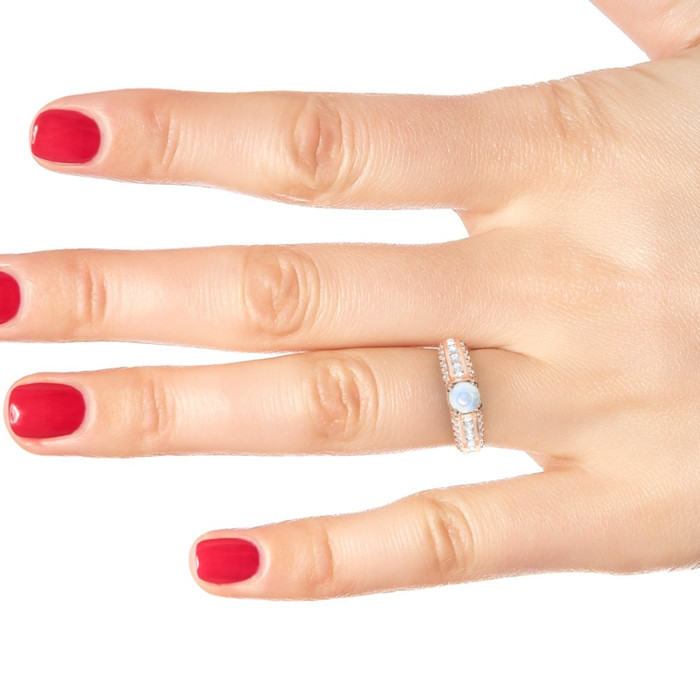 Moonstone ring