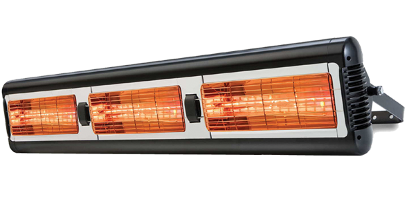 Ambirad SOR15 Quartz Glow Single Tube Electric Radiant Heater 1.5kW
