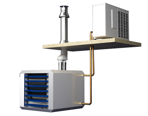 Winterwarm Qwikshift QSG 12 + 40 complete with heat pump & booster