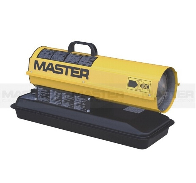 Direct fired portable oil heaters