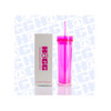 Acrylic Tumbler with Straw - 16oz - Pink
Double-Wall
Lid with straw opening 
Straw
Comes individually boxed