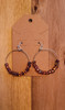 Earrings, Topaz, Amethyst, Glass, Bead, Jewelry, Gift, Handcrafted