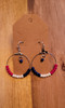 Red, White, and Blue -  Glass Beads - Nickel Free - Earrings