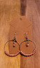 Pink -  Glass Beads - Nickel Free - Earrings - 011