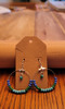 Blue/Green/Turquoise -  Glass Beads - Nickel Free - Earrings