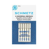 Universal Sewing Machine Needles - Size 70/10 - Schmetz
The slightly rounded point allows for trouble free sewing on numerous types of materials including both knits and woven fabrics.
A great general purpose needle.
System 130/705 H
Size Assorted - 2 size 70/10, 2 size 80/12 & 1 size 90/14
5 needles per pack