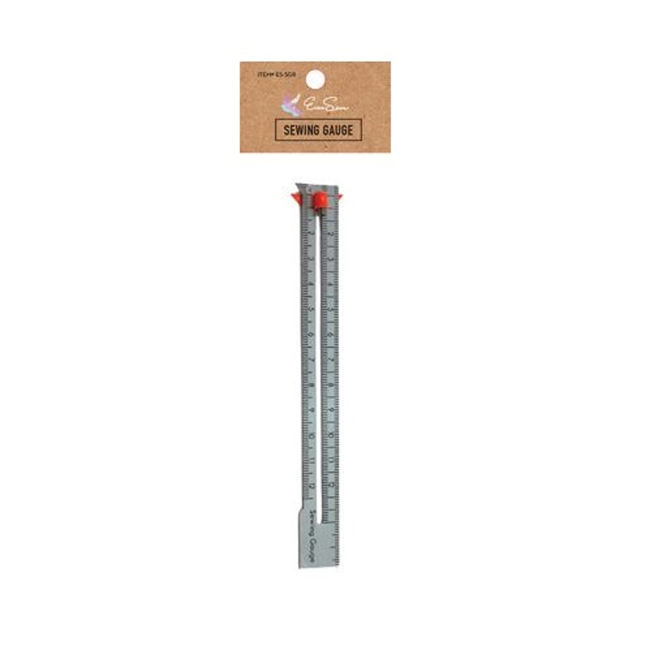 Seam Gauge Ruler with Sliding Marker - EverSewn