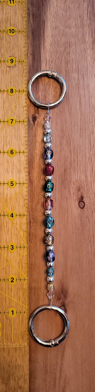 Multi Color Light - Glass Beads - Purse Jewelry 