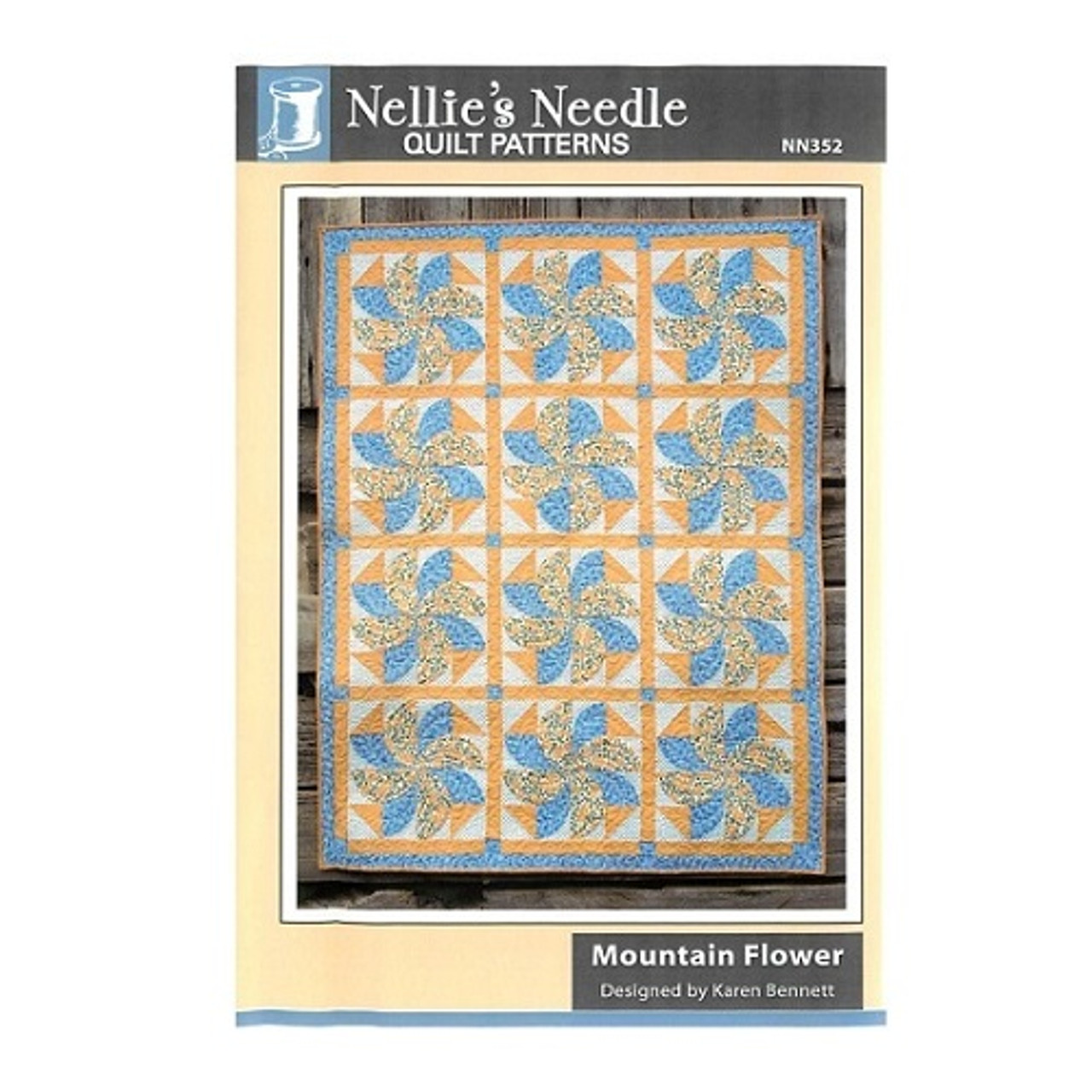 Mountain Flower - Nelle's Needle Quilt - Pattern