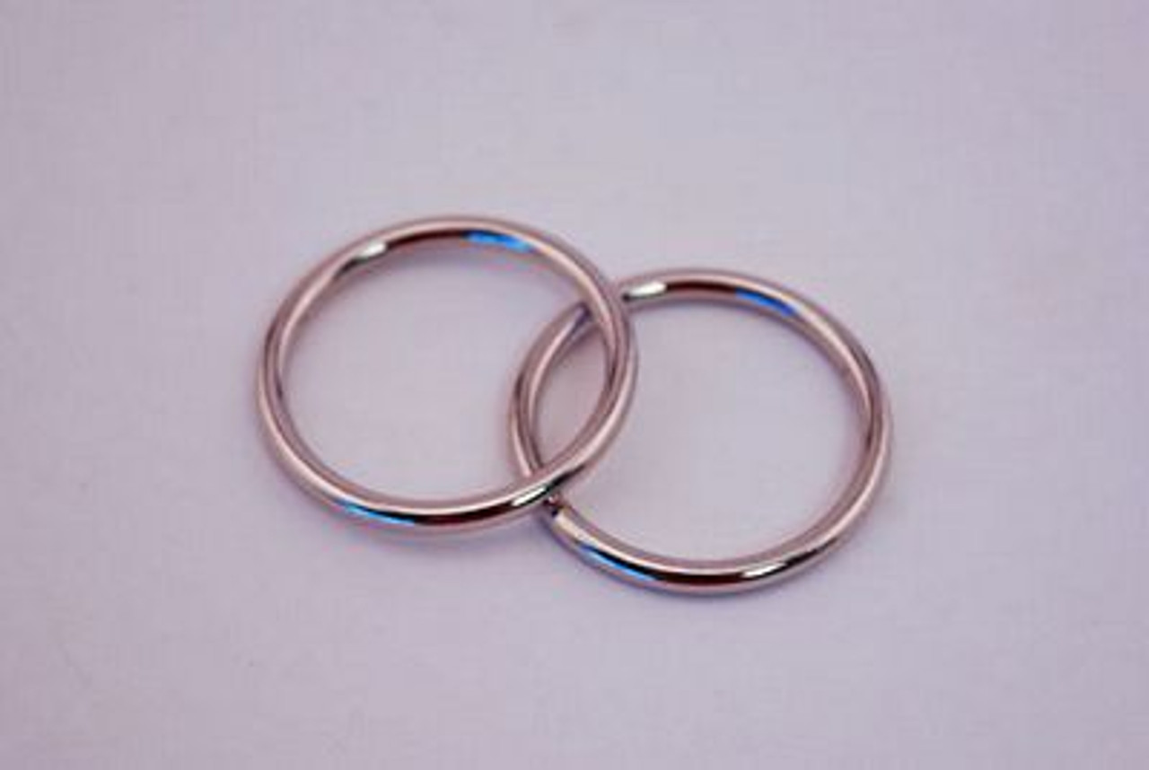 1 inch Swivel Hook and D-Ring - Silver - Pink Sand Beach Designs