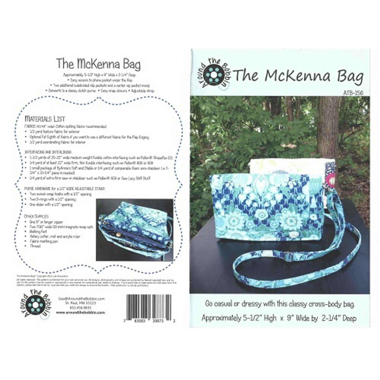 The McKenna Bag - Around The Bobbin - Pattern