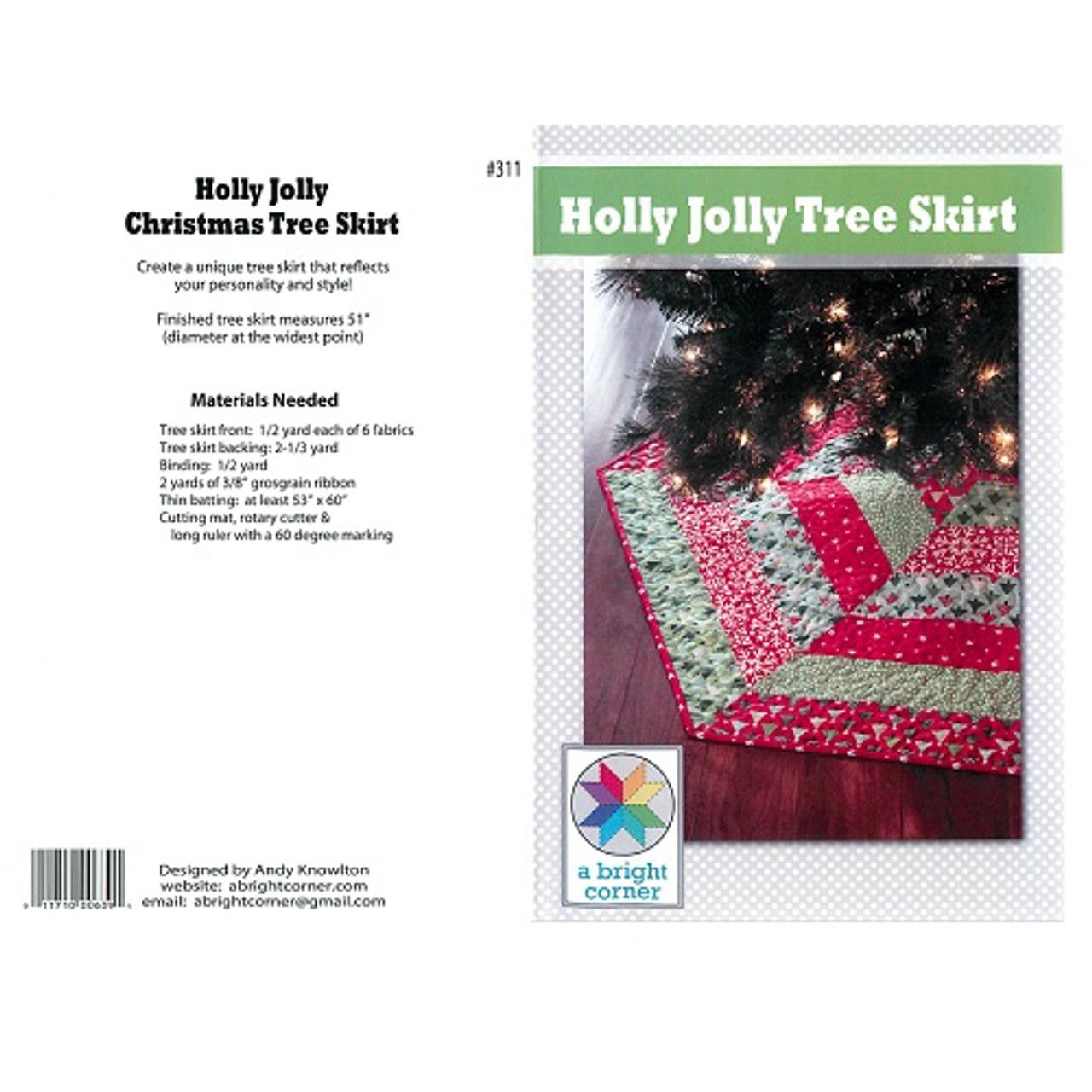 Holly Jolly Tree Skirt Pattern - A Bright Corner