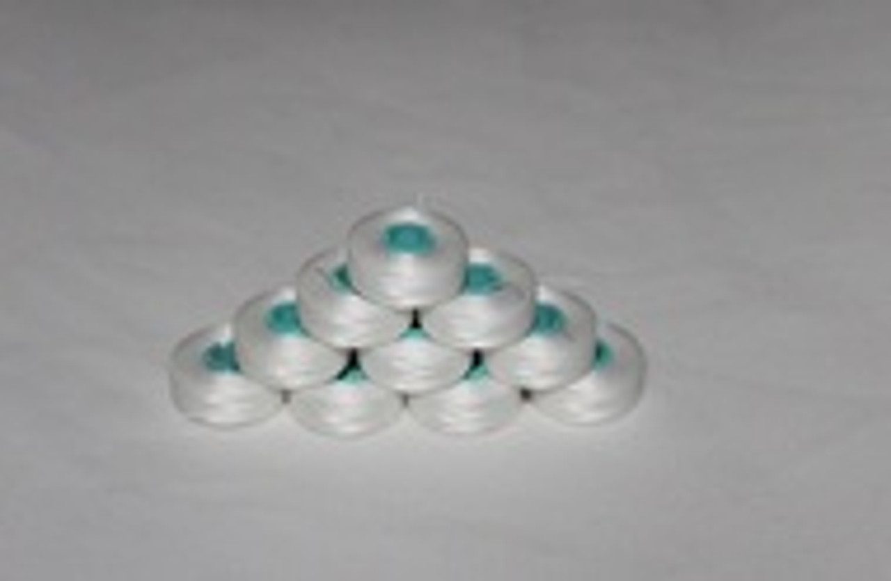 13078 Fil-Tec ClearGlide White L Embroidery Bobbins