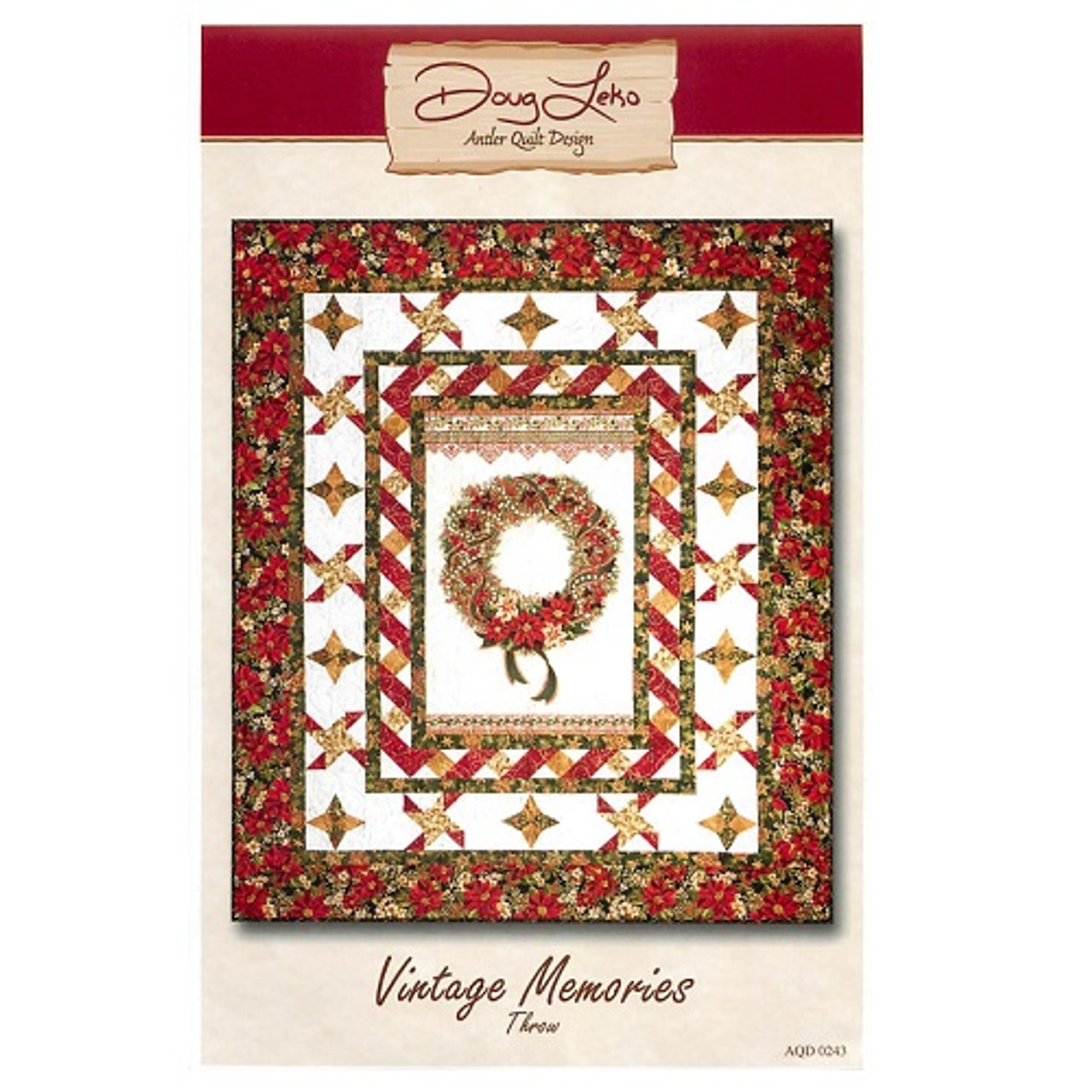 Vintage Memories - Antler Quilt Design - Pattern