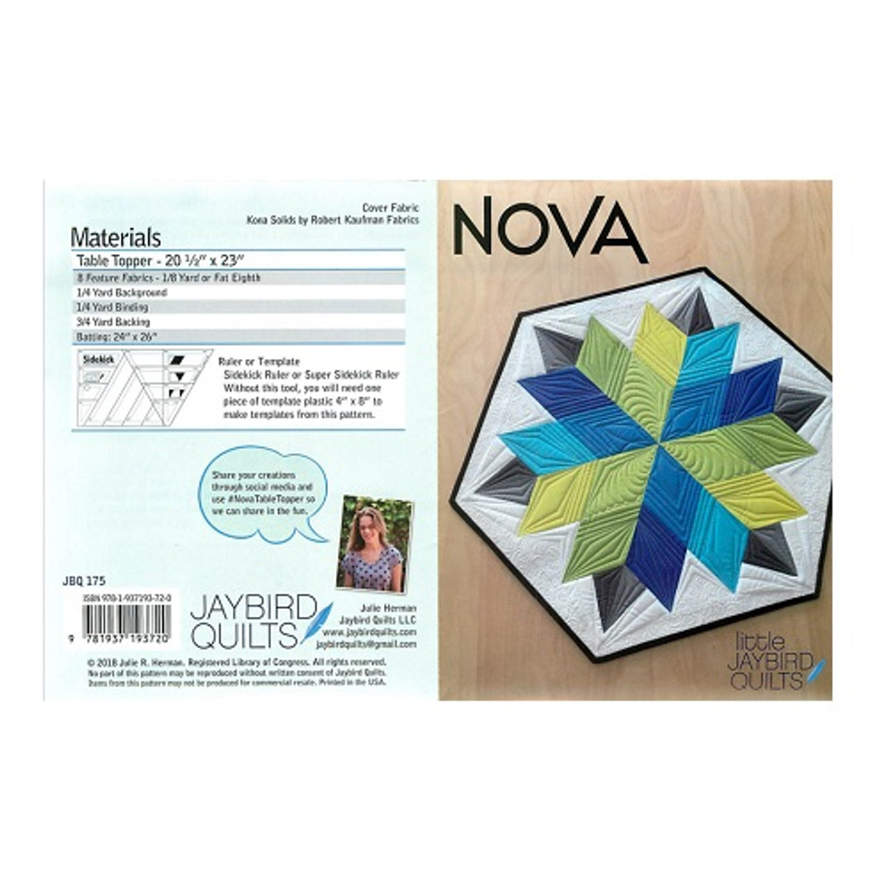 Nova Table Topper - Jaybird Quilts - Pattern