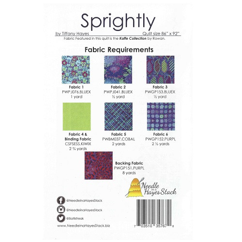 Sprightly - Needle In A Hayes Stack - Pattern