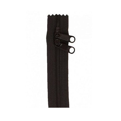 Handbag Zipper - Black - 40 inch - Double Slide
This 40 inch zipper can easily be trimmed to just the right size for your favorite zipper project.