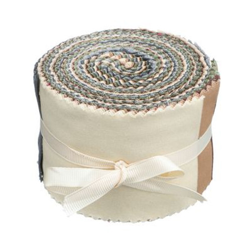 Neutral Colors - Fabric Roll - 2.5 inches x 42 inches - 20 pieces - Brewer Basics