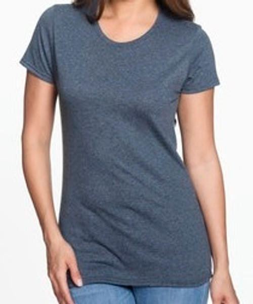 XL - Ladies - Dark Heather - Gildan - Custom T-shirt