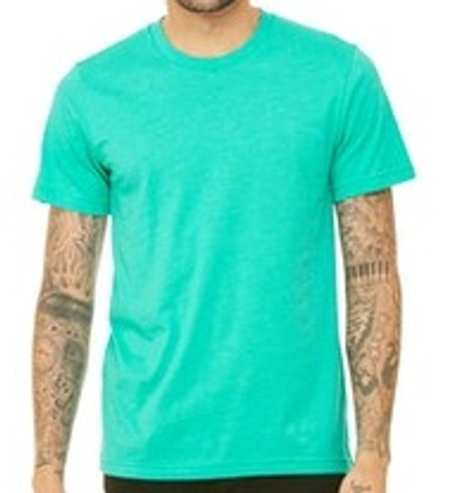 XL - Adult - Sea Green Heather - Bella Canvas - Custom T-shirt