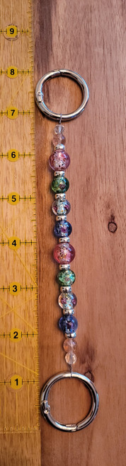 Multi Color Light - Large - Glass Beads - Purse Jewelry 