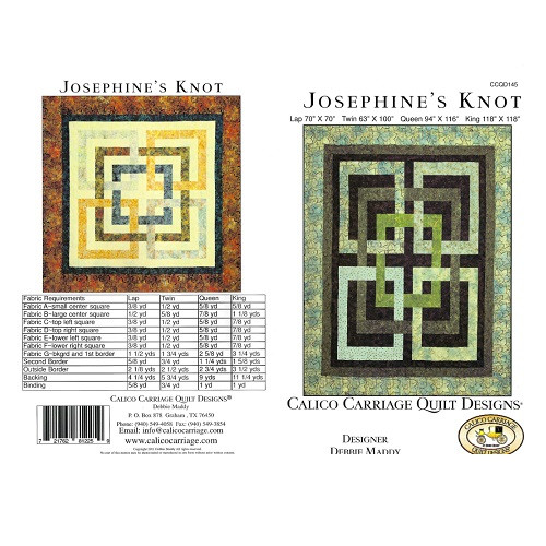 Josephine's Knot - Calico Carriage Quilt Designs - Pattern