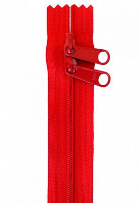 Zipper - 30 inch - Atom Red - Double Slide - by Annie - Big Dog Sewing