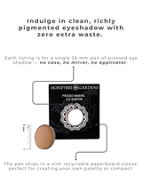 Pressed Eye Shadow Product Details regarding packaging
