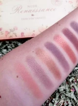 Nude Renaissance Pressed Eye Shadows on arm 