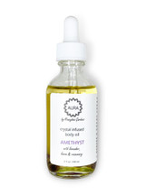 HoneyBee Gardens Crystal Infused Body Oil Amethyst – main product photo