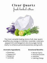 HoneyBee Gardens Crystal Infused Body Oil Clear Quartz – additional product angle