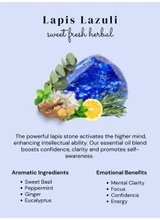 HoneyBee Gardens Crystal Infused Body Oil Lapis Lazuli – additional product angle