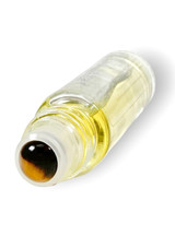 Crystal Infused Body Oil  Roller Ball - Pyrite