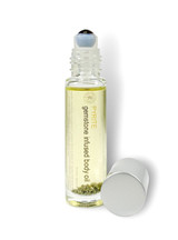 Crystal Infused Body Oil  Roller Ball - Pyrite