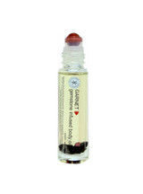 HoneyBee Gardens Crystal Infused Body Oil Garnet Roller Ball – main product photo