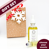 Crystal Infused Organic Body Oils Full Size + Travel Roller Ball