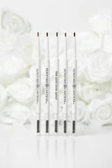 Honeybee Gardens Fine Point Brow Pencils with white roses