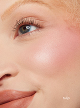 Wildflower Blooming Blush, Tulip on light skin