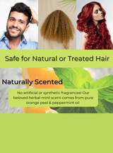Safe for natural or treated hair