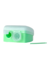 HoneyBee Gardens Side By Side Dual Sharpener With Flip Top Lid – main product photo
