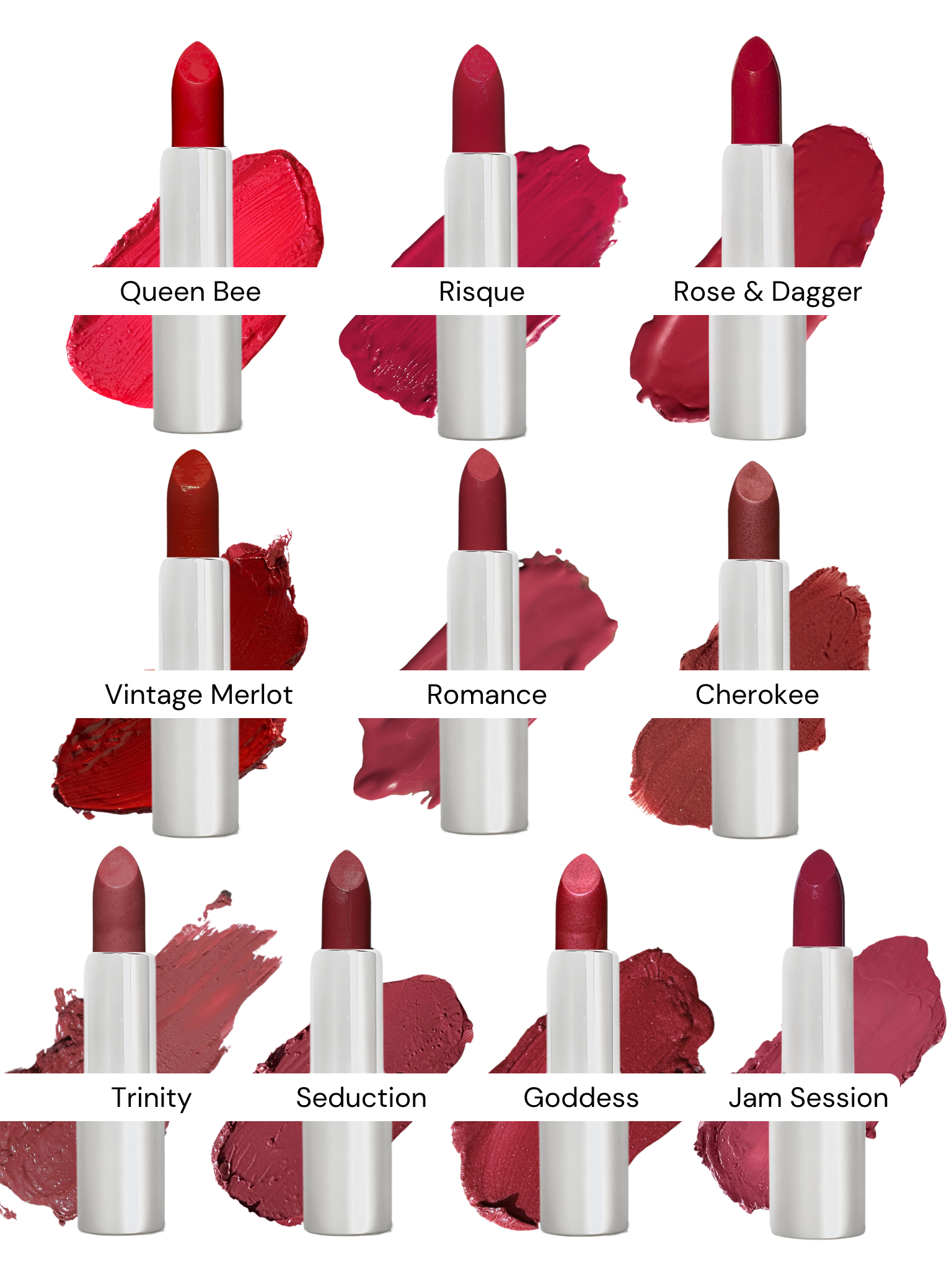 Truly Natural Lipstick Sample Pack | Try All 18 Shades | Honeybee