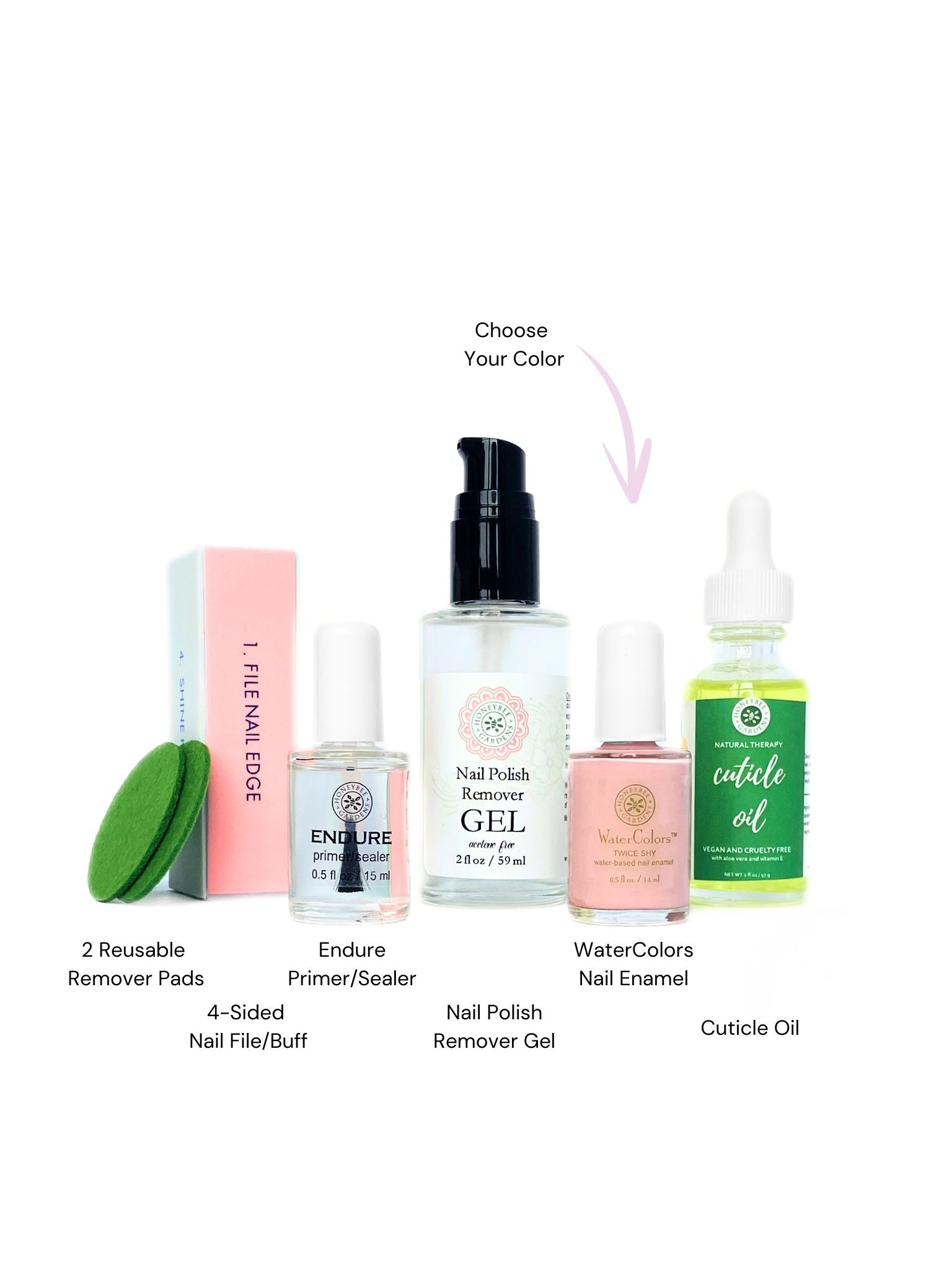 Honeybee Gardens WaterColors Nail Enamel Kit - Thumbnail 2
