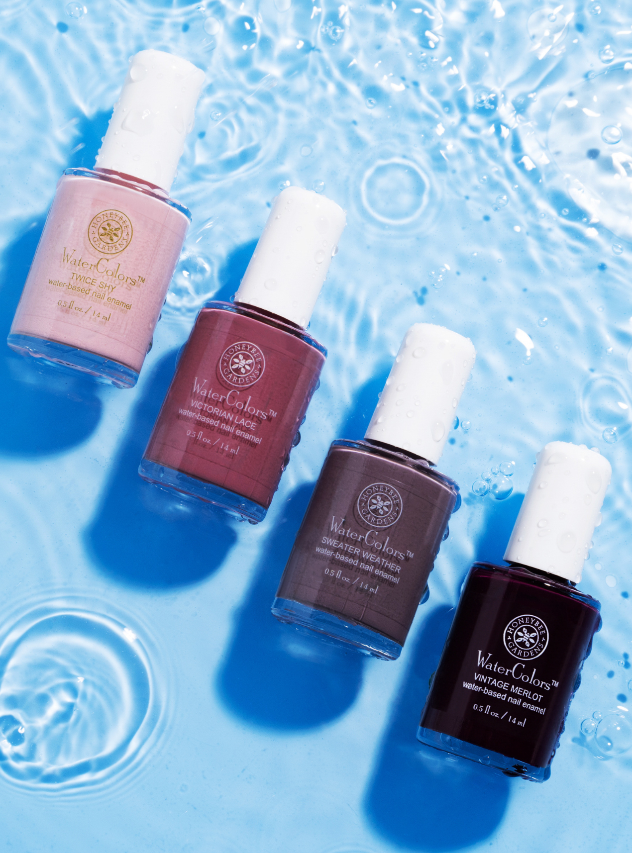 Honeybee Gardens WaterColors Nail Enamel