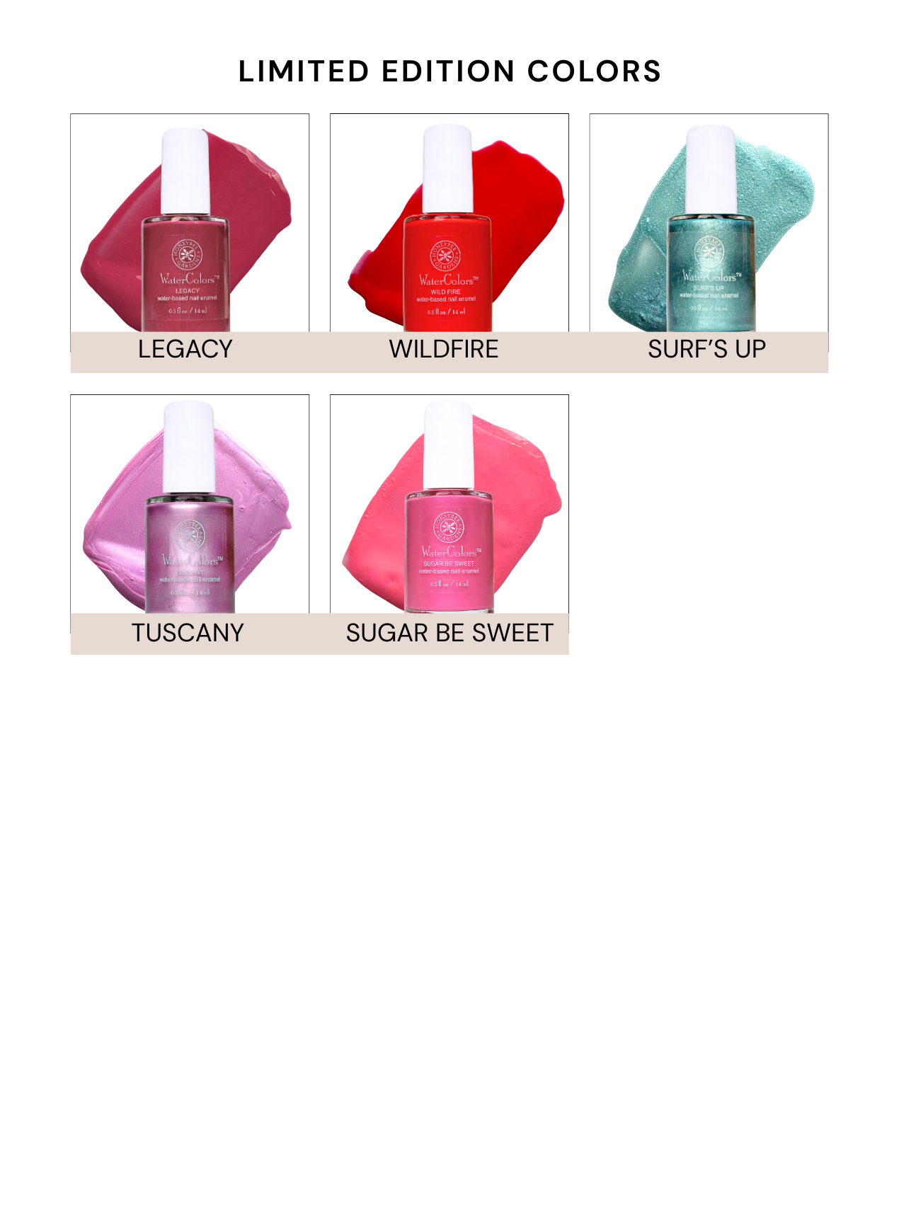 Honeybee Gardens WaterColors Nail Enamel - Thumbnail 4