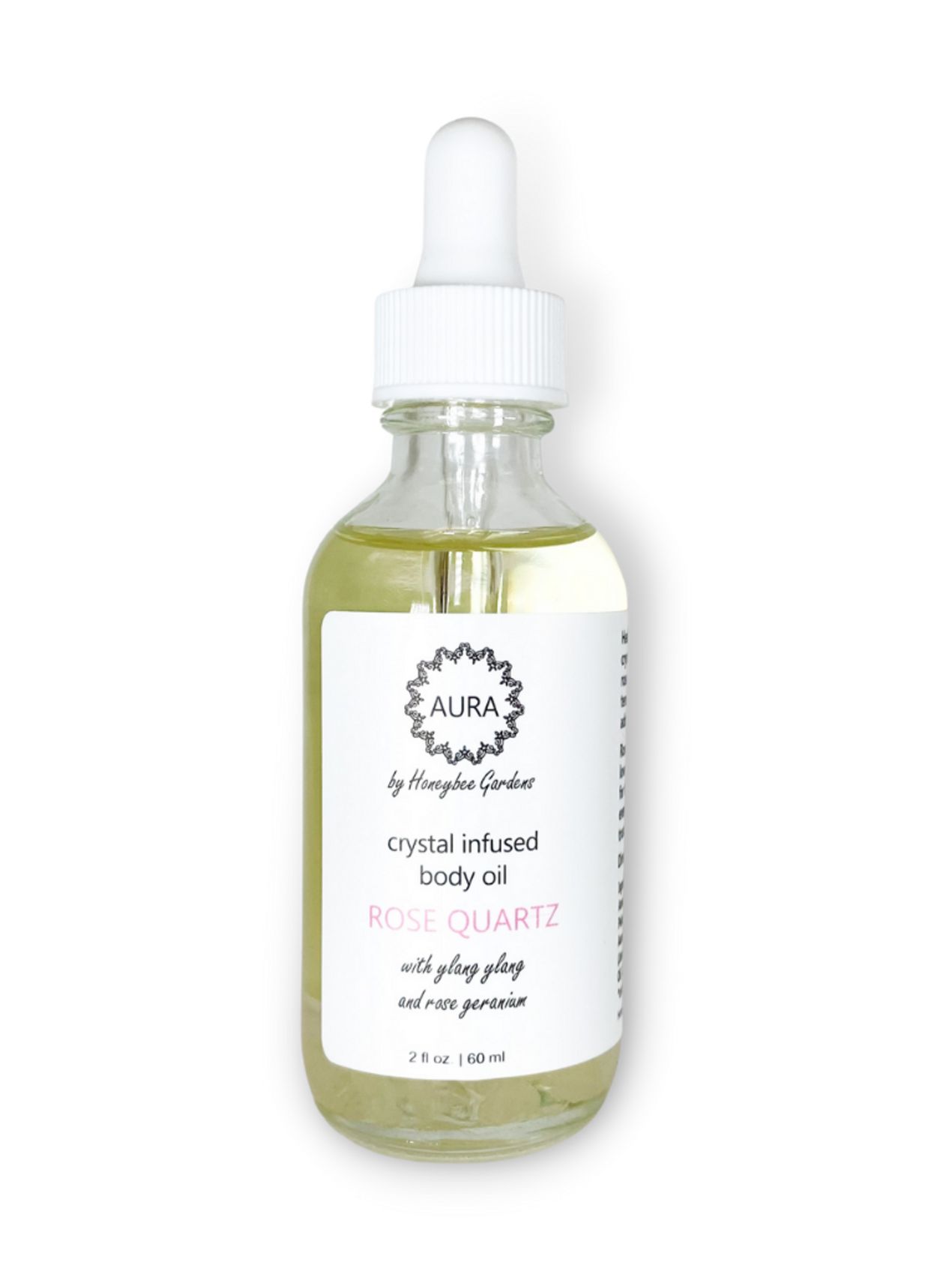 Gemstone Infused Body Oil – Rose Quartz | Self-Love & Radiance