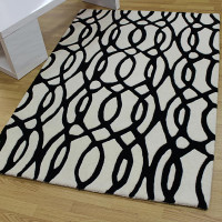 Wire White Matrix Rug